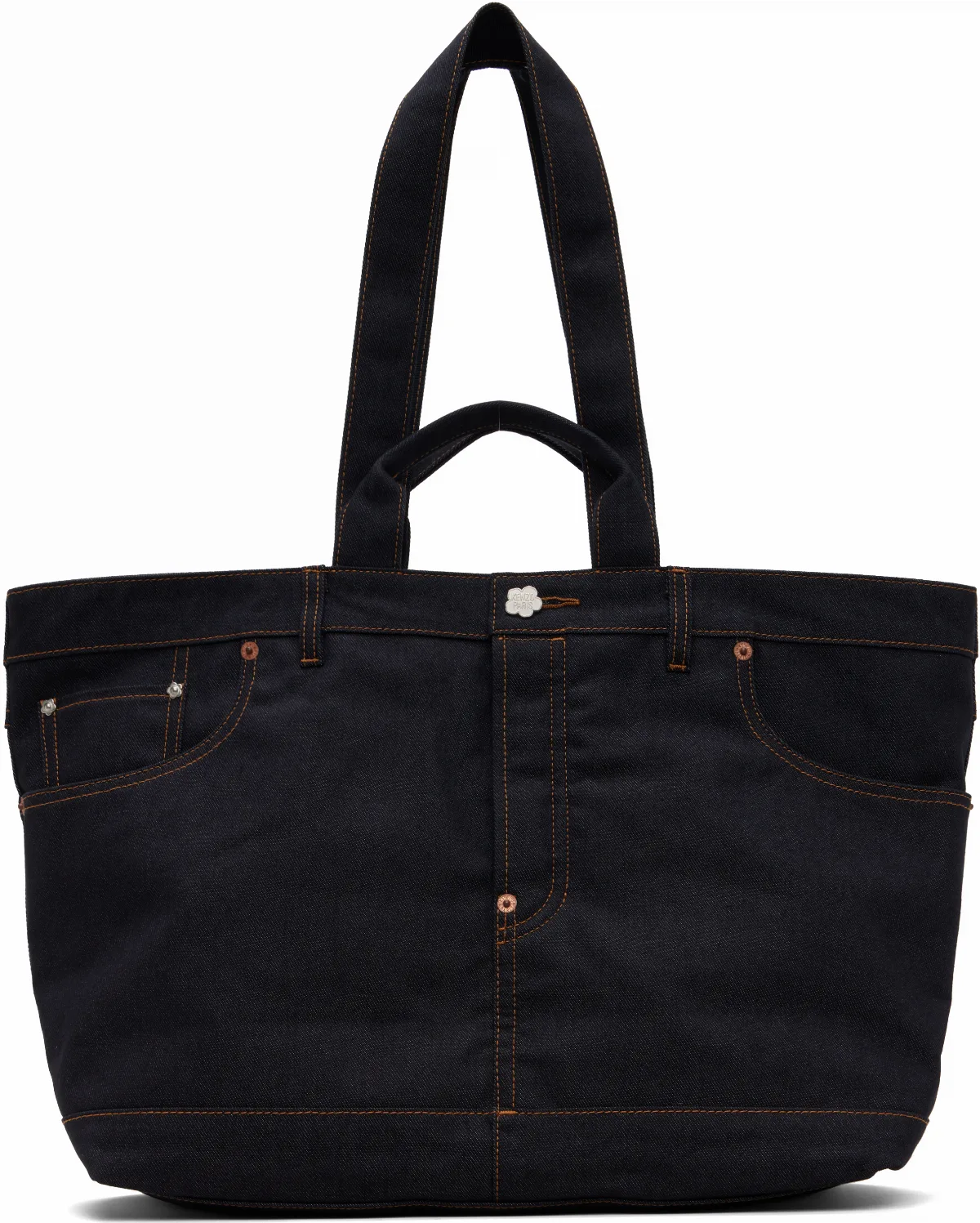 Navy Kenzo Paris'KENZO Five Pockets' Tote
