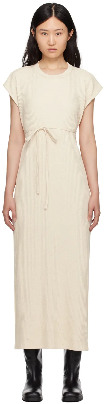 Beige Shaw Maxi Dress