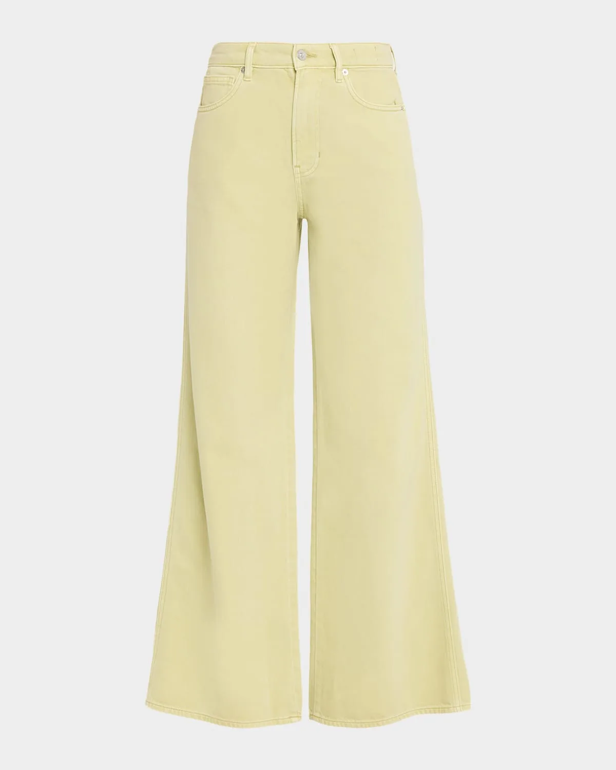 Kasey Mid-Rise Wide-Leg Jeans