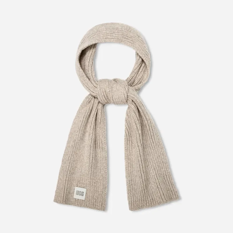Chunky Rib Scarf Knit Scarves