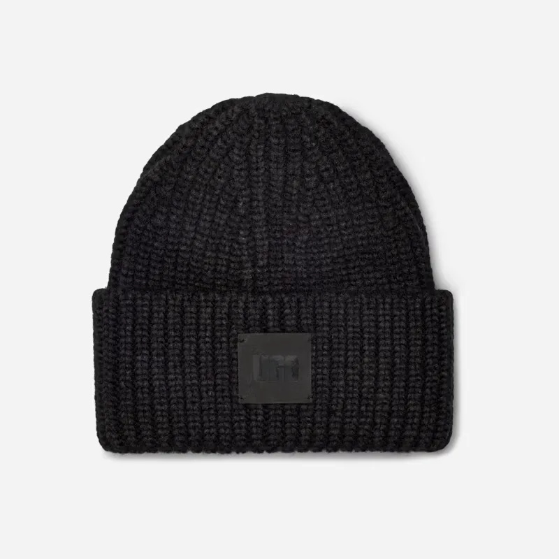 Chunky Rib Beanie Acrylic Blend by UGG