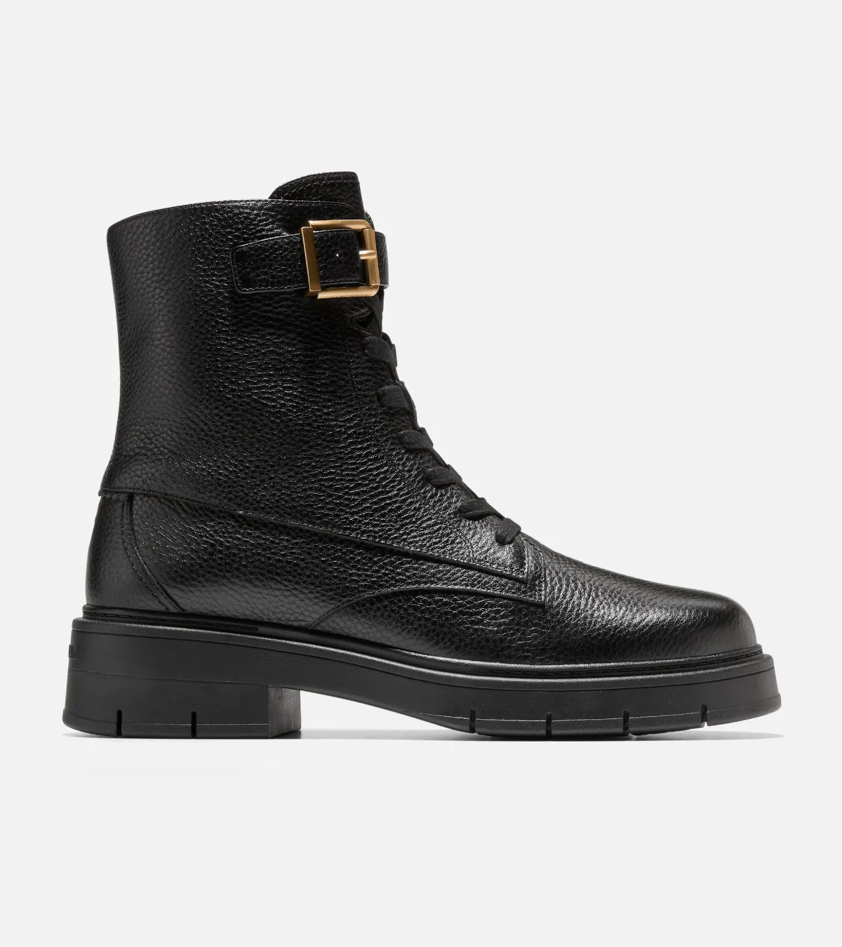 Grand Flex Fenella Buckle Lace-Up Waterproof Booties by Cole Haan