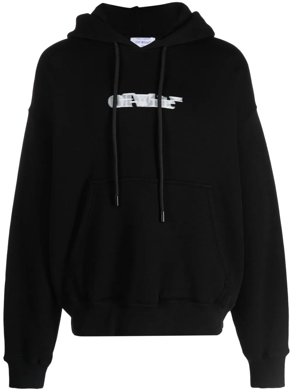 Logo-Print Cotton Hoodie by Off-White