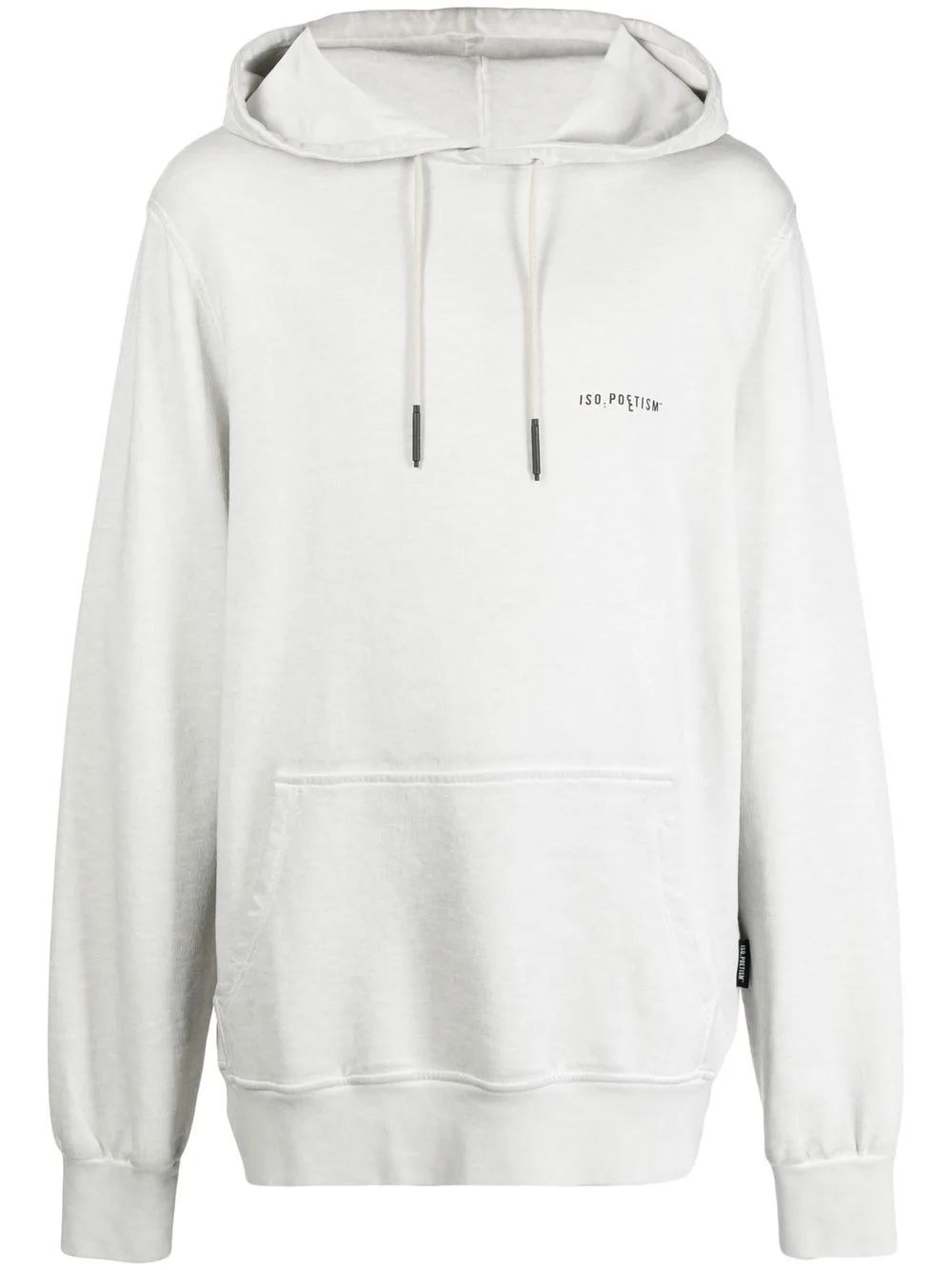 Logo-Print Cotton Hoodie by ISO.POETISM