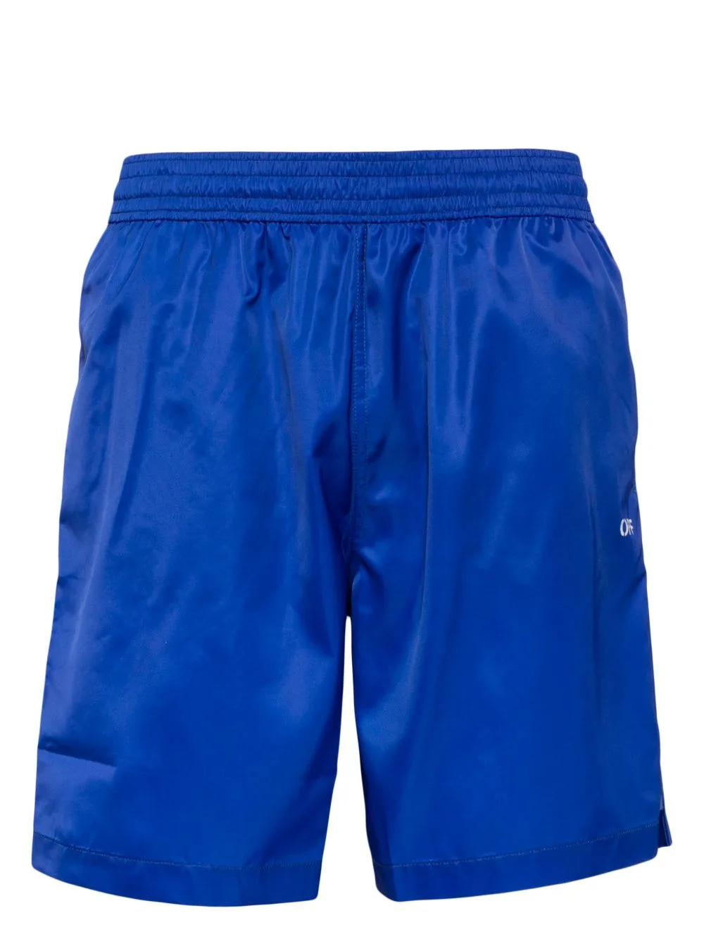 Scribble Diags-Print Elasticated Swim Shorts by Off-White