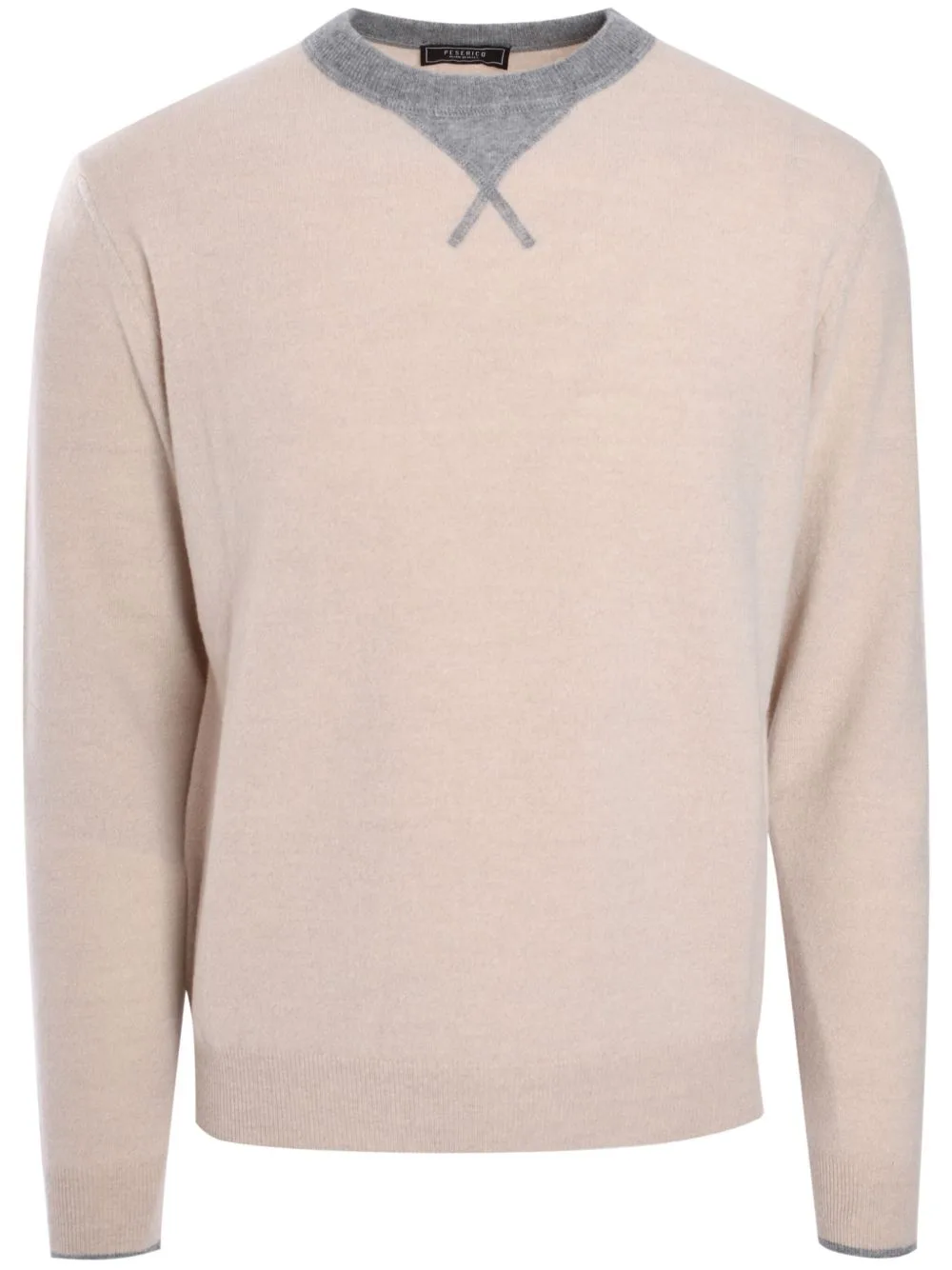 Contrast-Trim Jumper by Peserico
