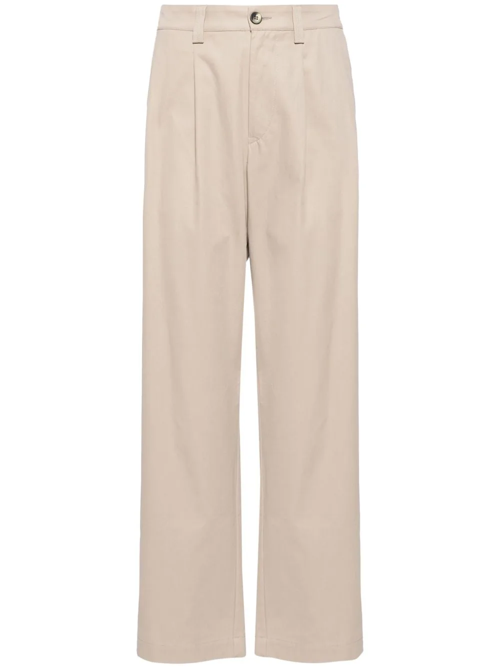 Cotton Wide-Leg Trousers