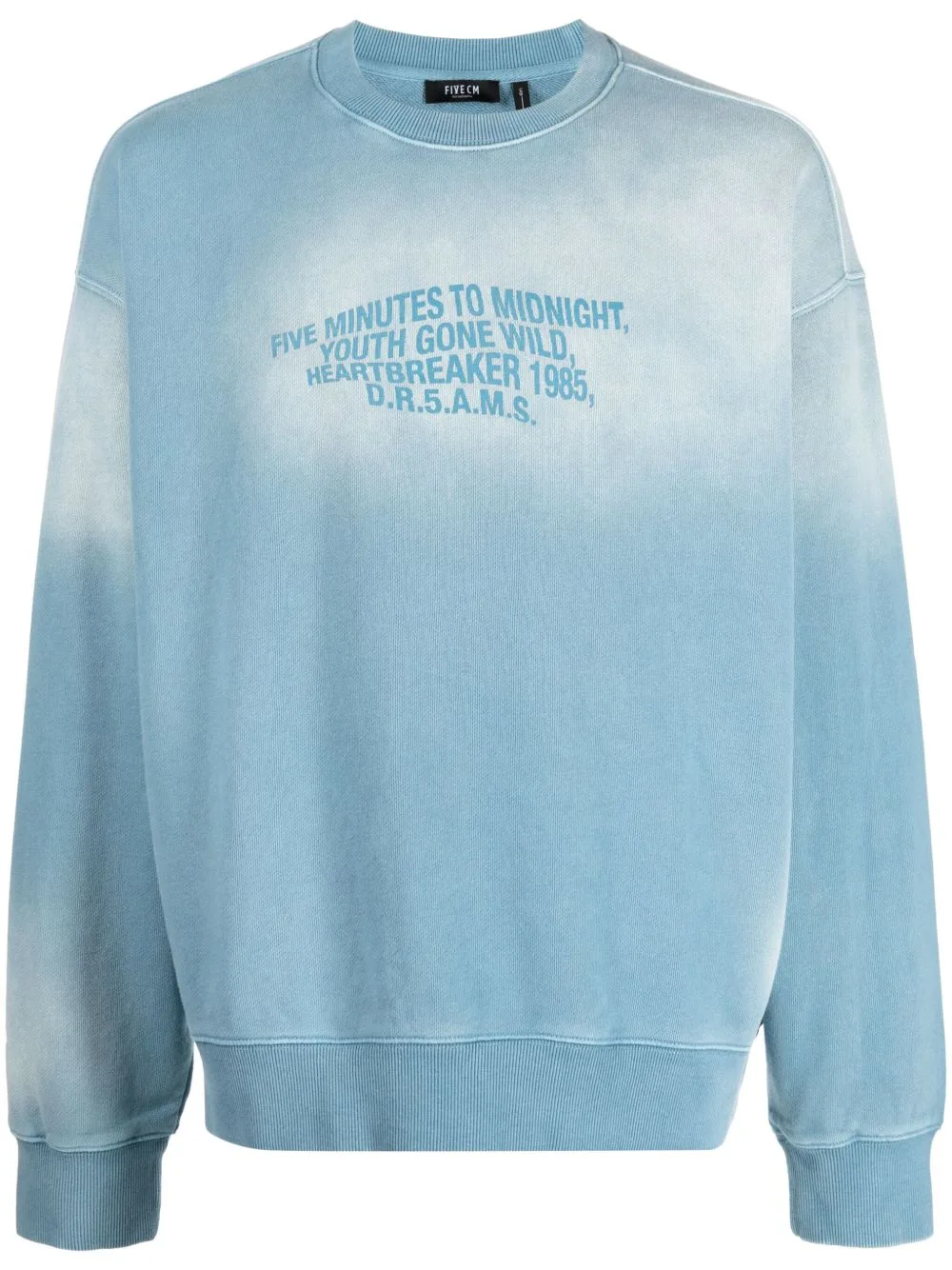 Sun-Fade Crew-Neck Sweatshirt by FIVE CM