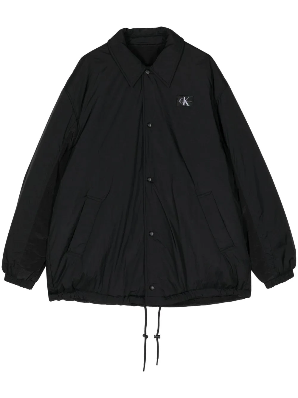 Straight-Collar Reversible Shirt Jacket by Calvin Klein