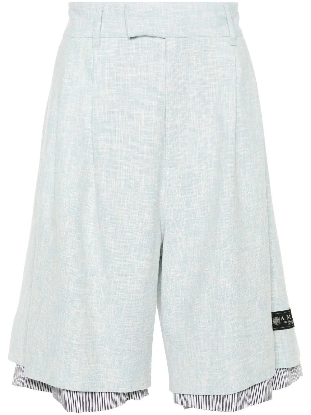 Layered Bermuda Shorts by AMIRI
