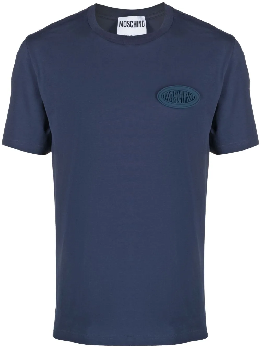Logo-Plaque T-Shirt by Moschino