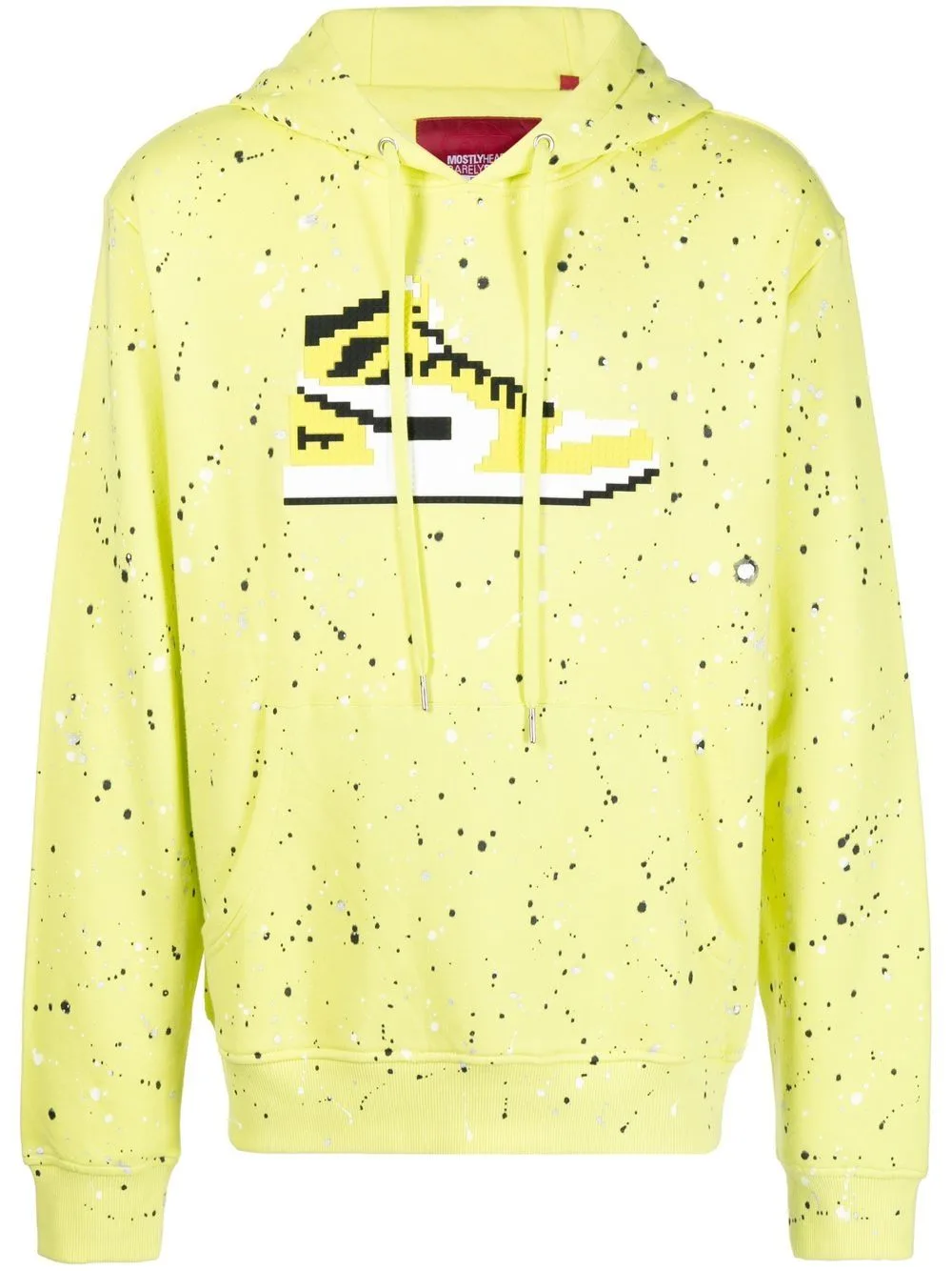 Neon Volt Long-Sleeve Hoodie by Mostly Heard Rarely Seen 8-Bit
