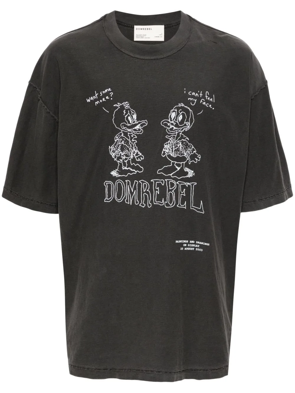 Comic Pals Graphic-Print Cotton T-Shirt by DOMREBEL