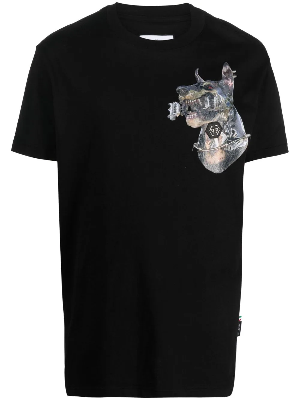 Graphic-Print Cotton T-Shirt by Philipp Plein
