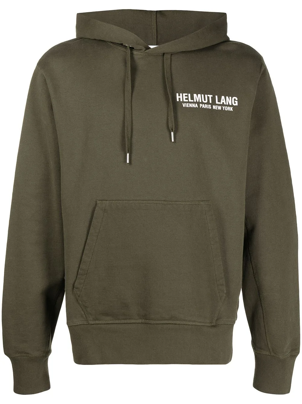 Logo Print Hooded Sweatshirt by Helmut Lang