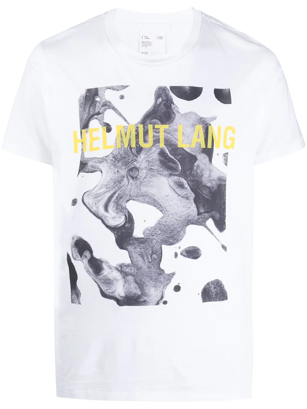 Logo Print Short-Sleeved T-Shirt by Helmut Lang