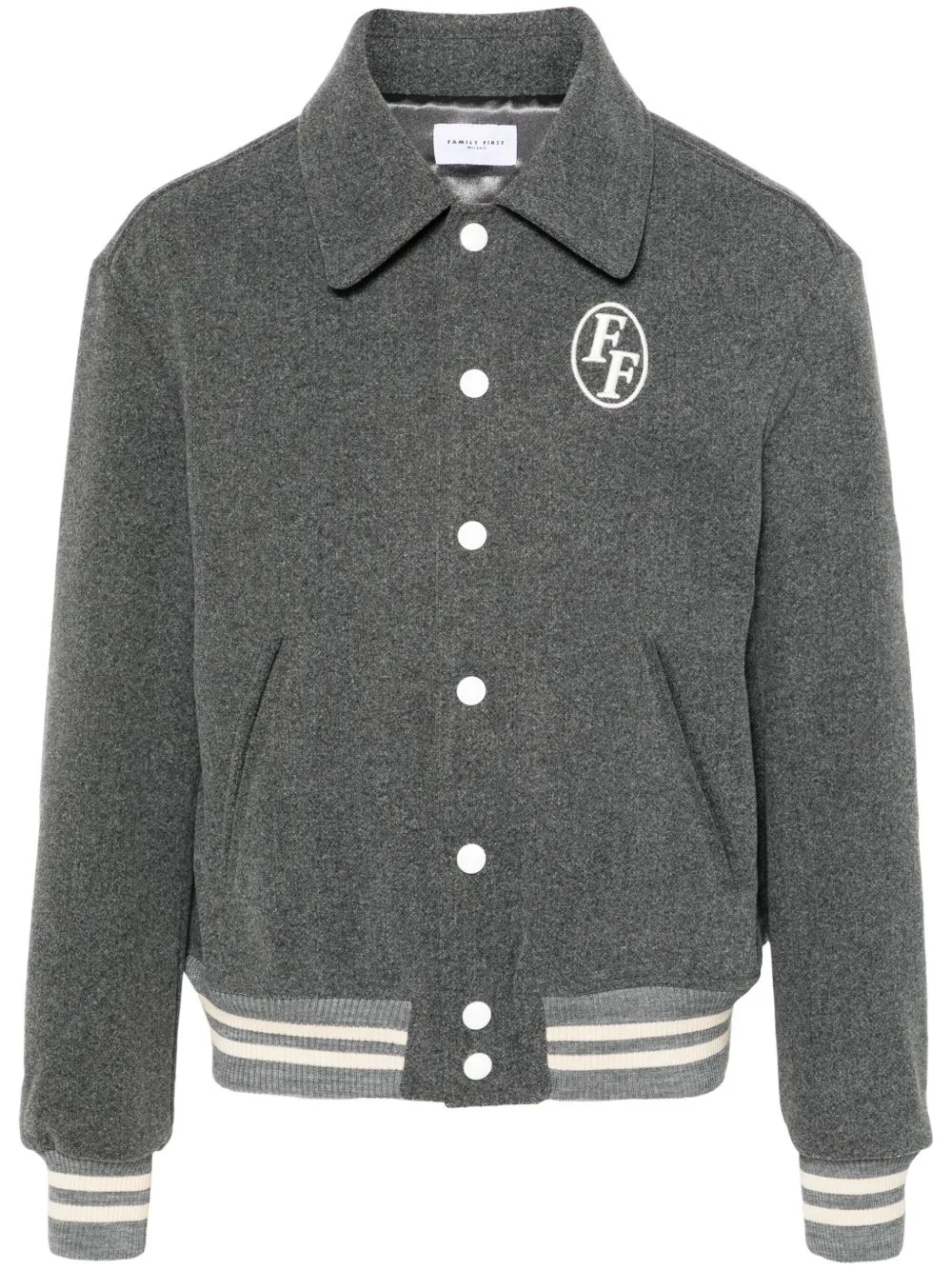 Logo-Embroidered Varsity Jacket by Family First