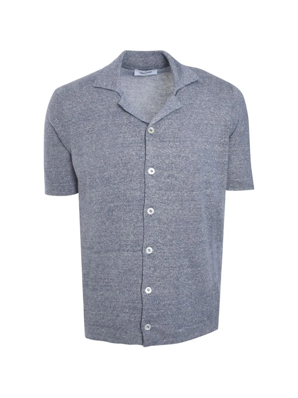 Short-Sleeve Buttoned Shirt by Gran Sasso