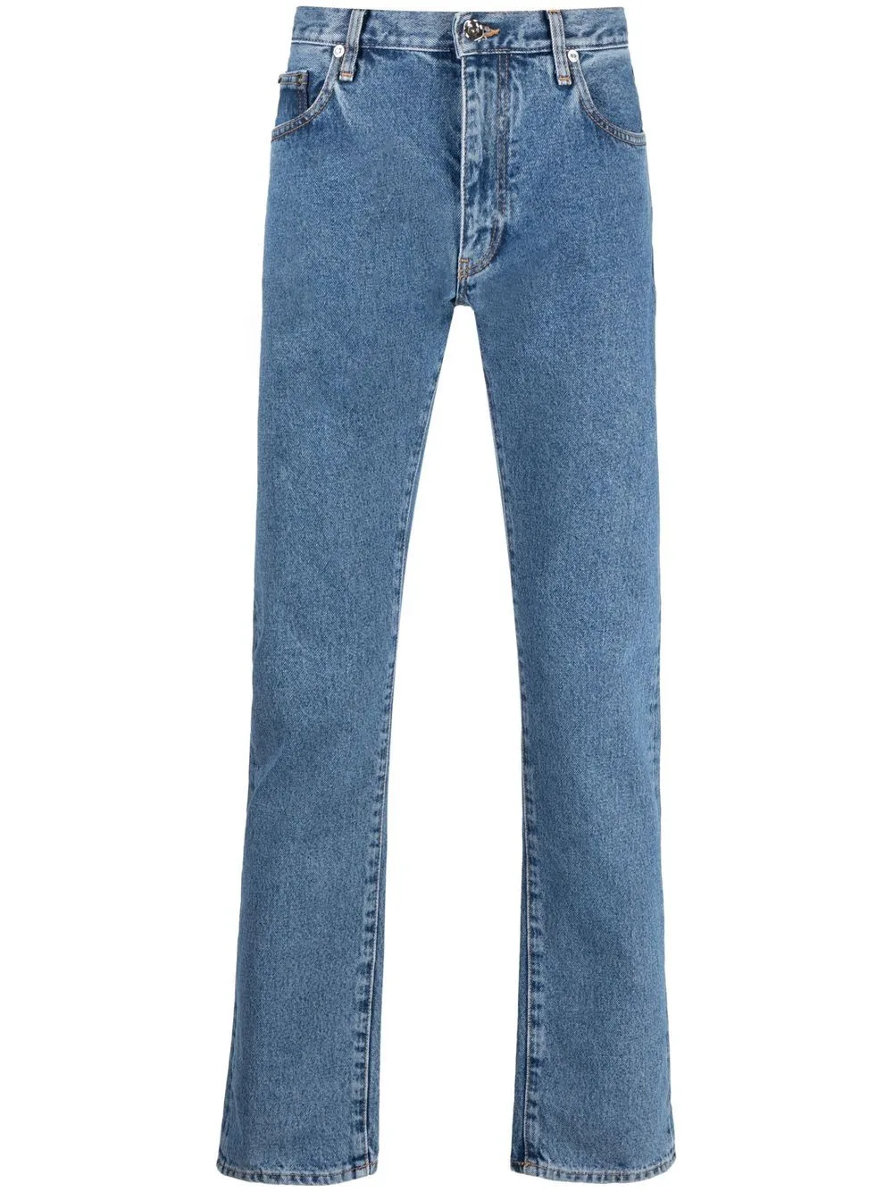 Logo-Print Straight-Leg Jeans by Off-White