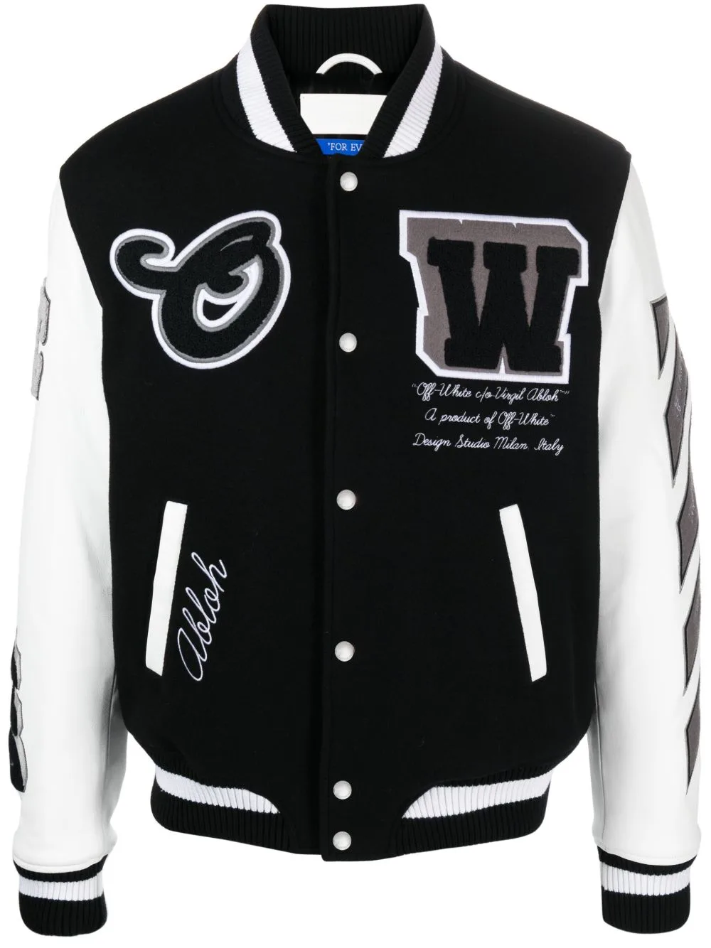 Lea Appliqué Varsity Jacket by Off-White