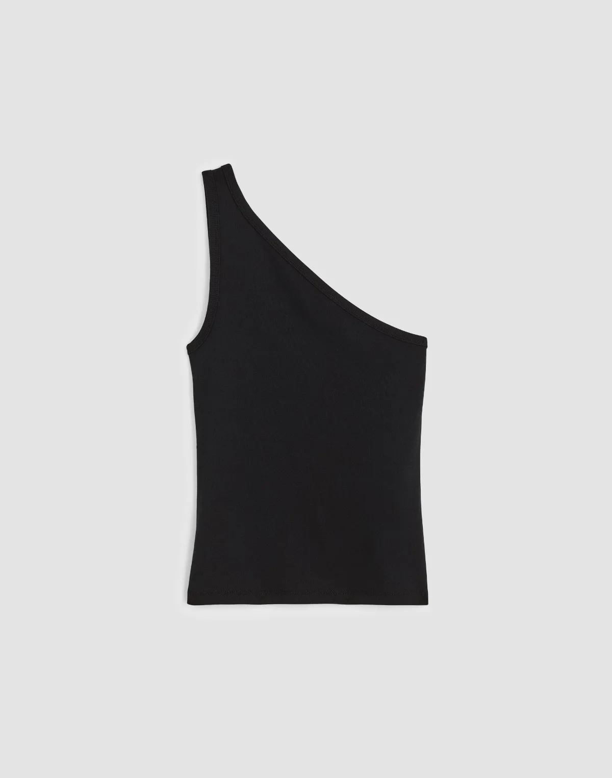 The '90s One-Shoulder Tank in Compact Cotton