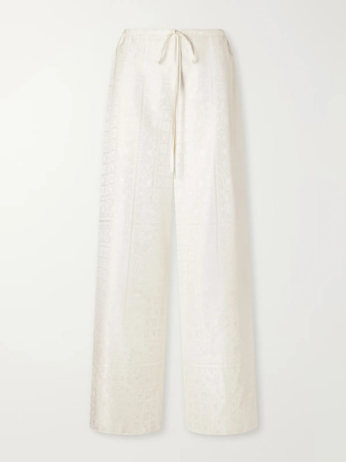 Silk-Jacquard Wide-Leg Pants by LIBEROWE