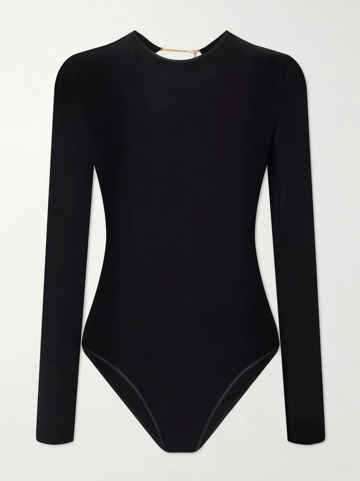Open-Back Jersey Bodysuit by SAINT LAURENT