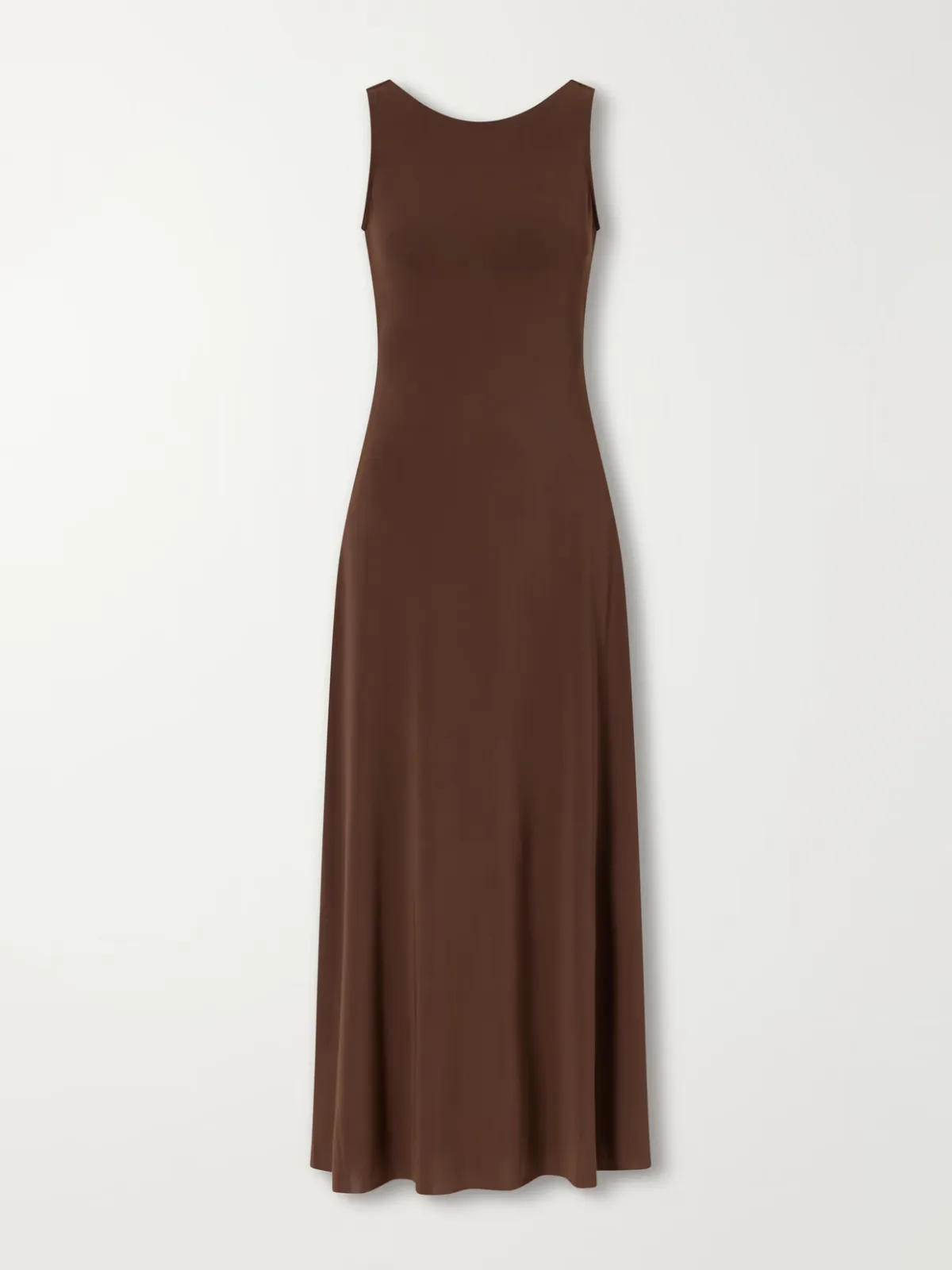 Sculpture Backless Jersey Maxi Dress