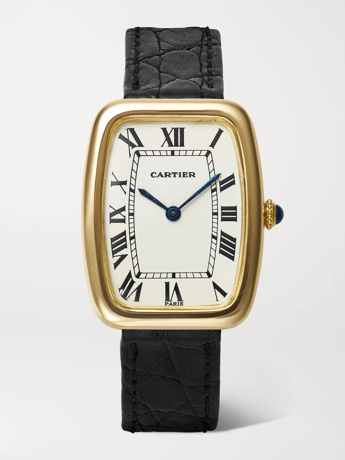 Stephanie Windsor + Cartier Vintage 1980s Fabergé Hand-Wound 18-Karat Gold Watch, Ref. 78101 by Stephanie Windsor