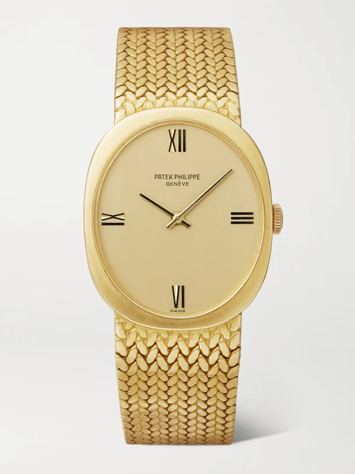 Stephanie Windsor + Patek Philippe Vintage 1970s Ellipse Hand-Wound 18-Karat Gold Watch, Ref. 3584/1 (7.5'' Wrist) by Stephanie Windsor