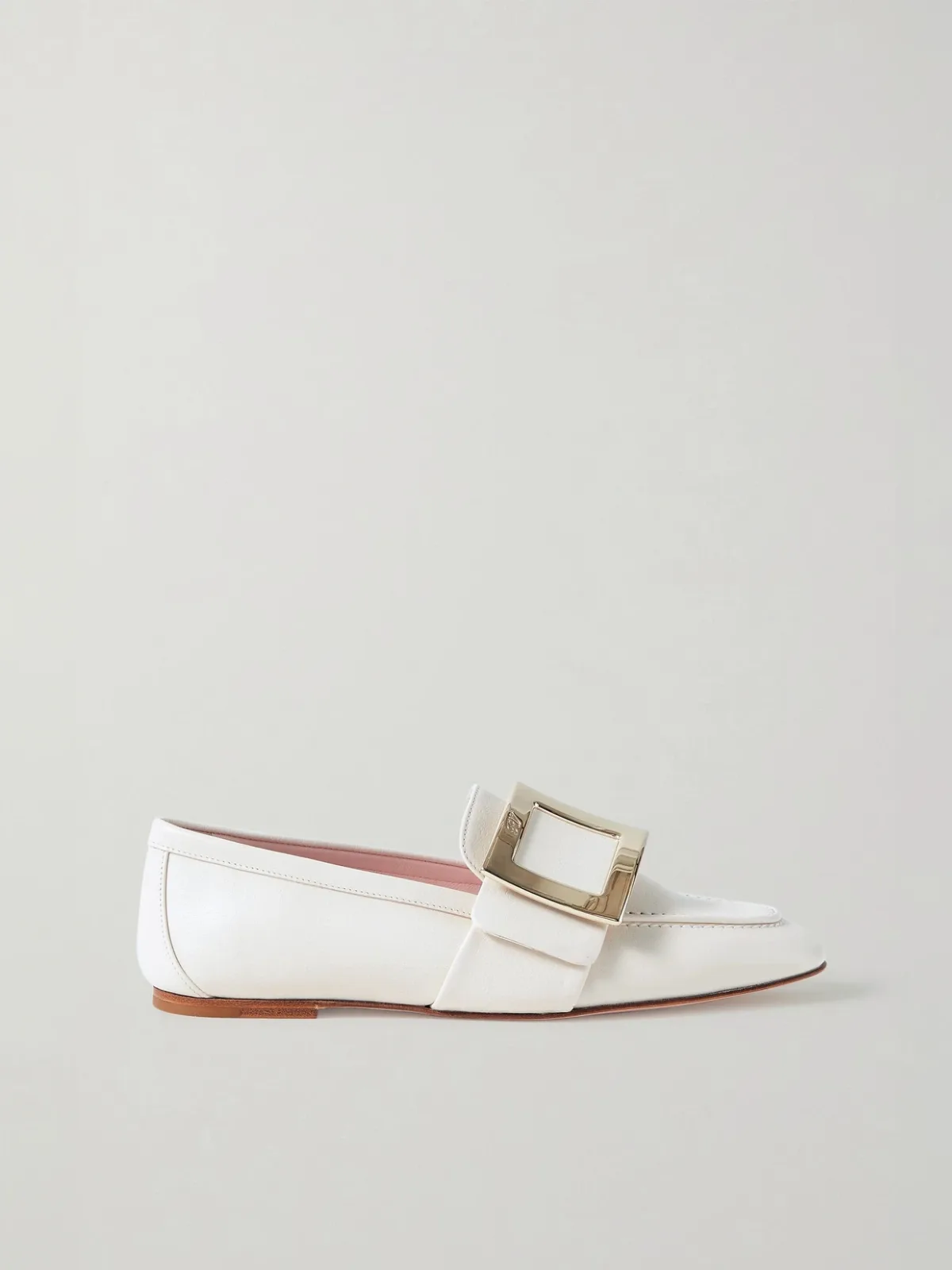 Embellished Leather Loafers by Roger Vivier