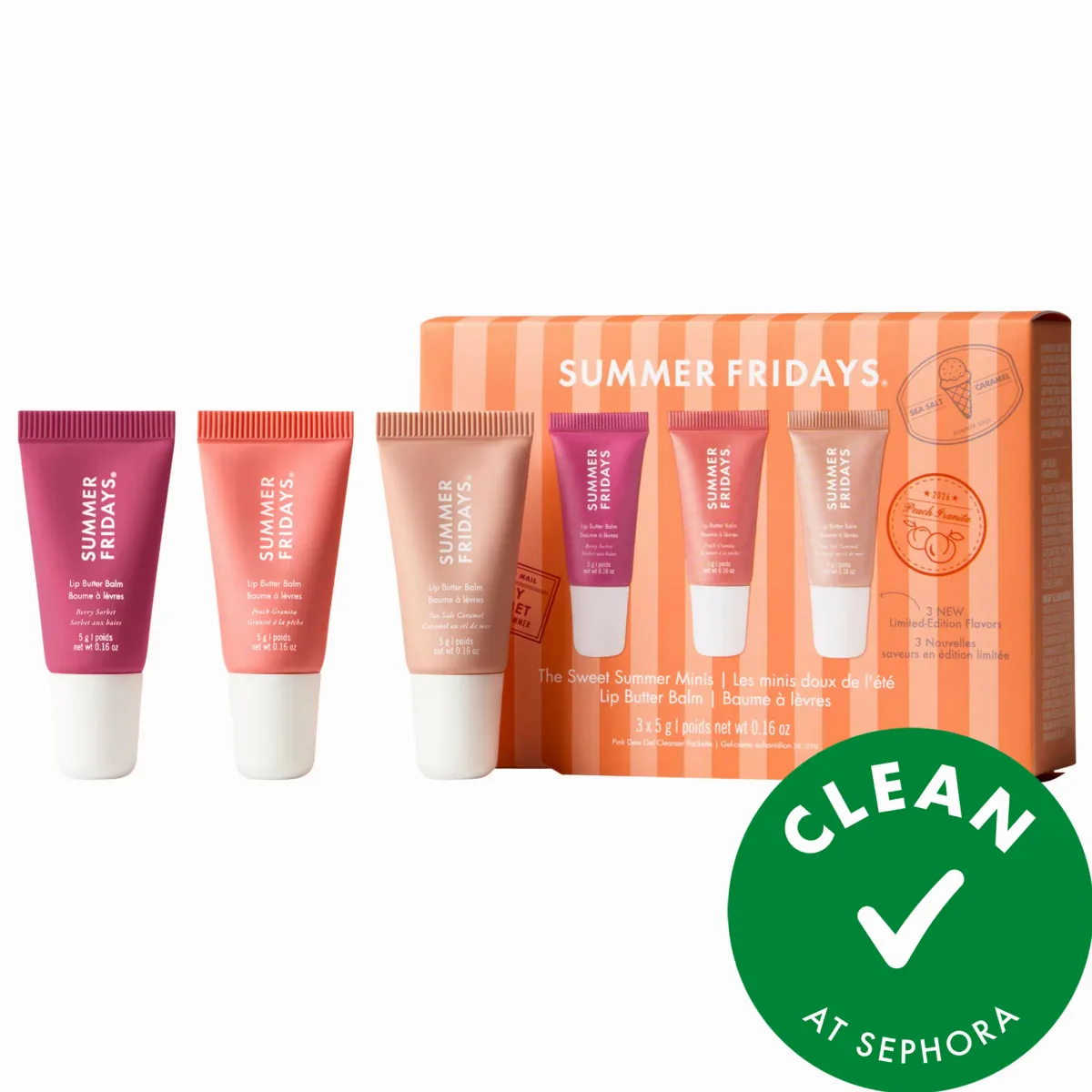 The Sweet Summer Minis Lip Butter Balm Trio Set by Summer Fridays