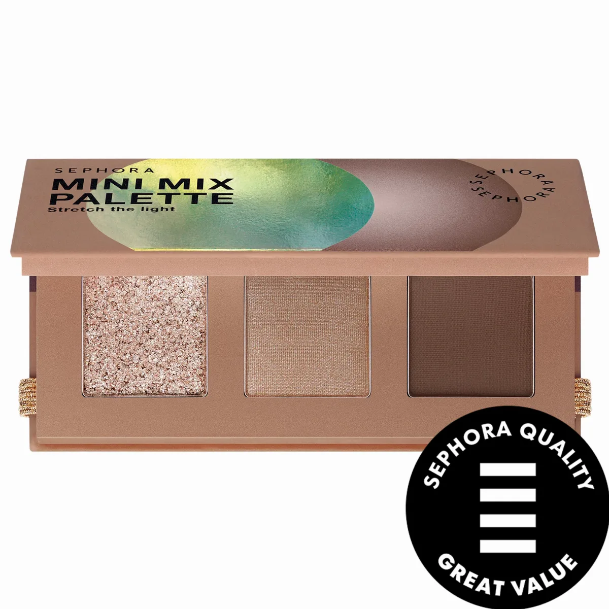 Stretch the Light Mini Mix Eyeshadow Palette Taupe Glow by SEPHORA COLLECTION