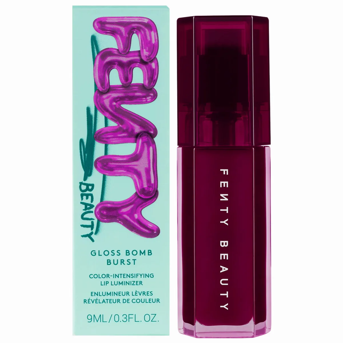 Gloss Bomb Burst Color-Intensifying Lip Tint Luminizer in a Jam 0.3 oz/9 Ml by Fenty Beauty by Rihanna