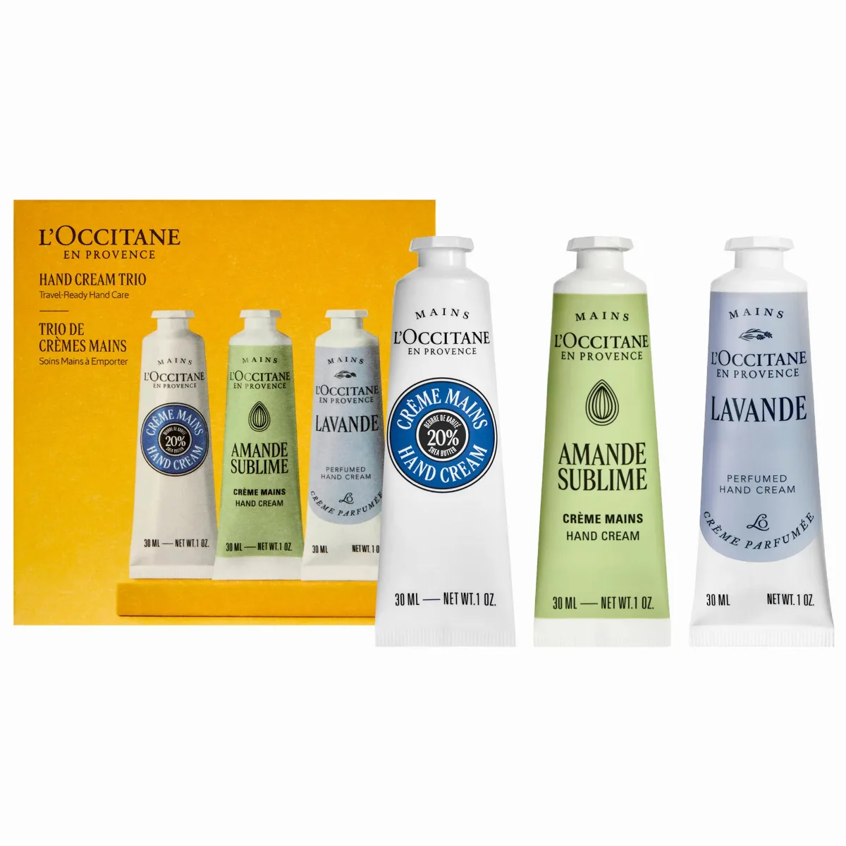 Hand and Body Care Nourishing Travel Favorites Set 1/30 by L'Occitane