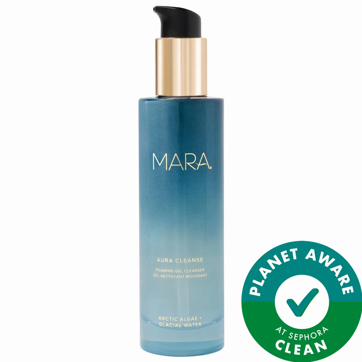Aura Cleanse Foaming Gel Cleanser for Dry Skin 4 oz/120ml by MARA