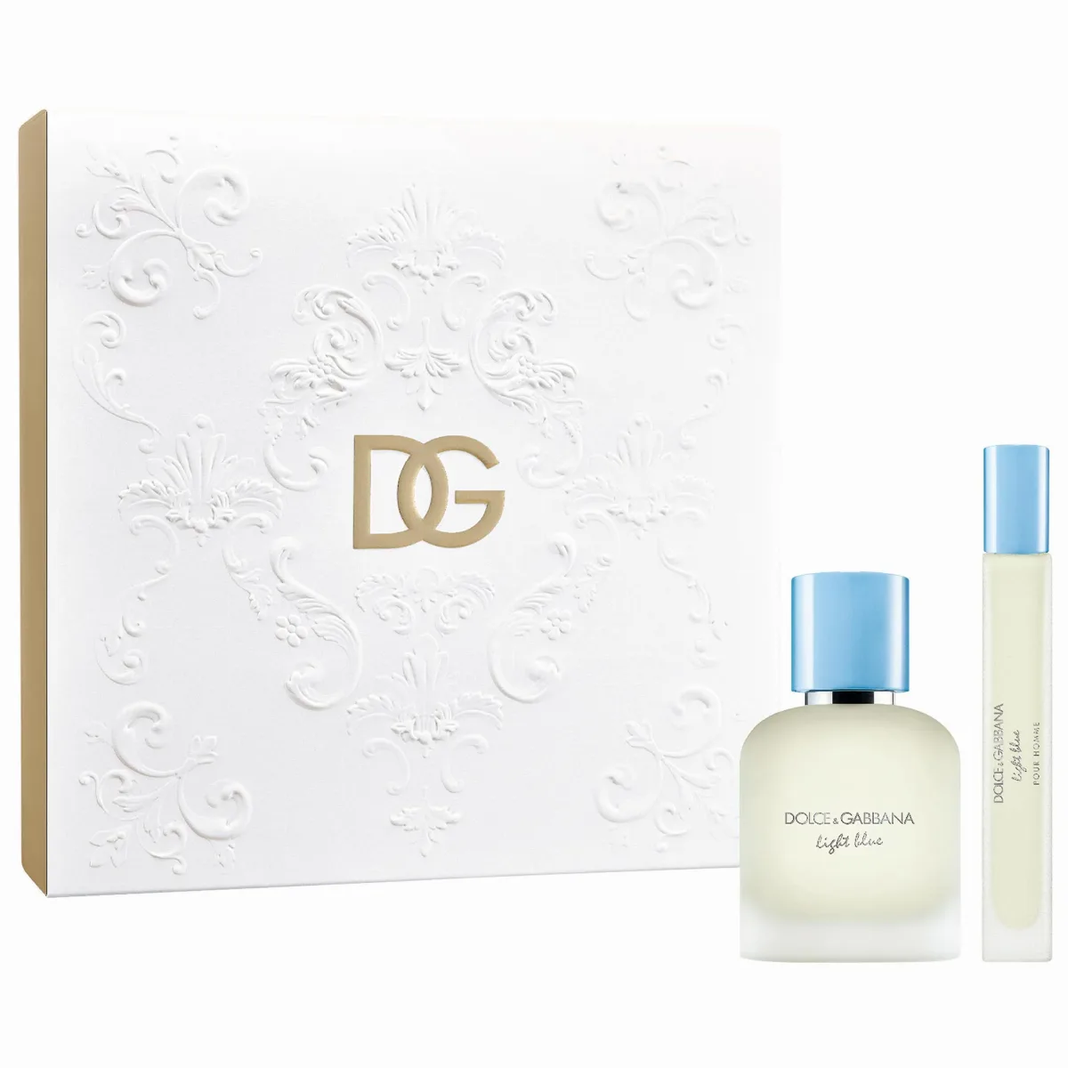 Light Blue Pour Homme Eau De Toilette Cologne Gift Set by Dolce & Gabbana
