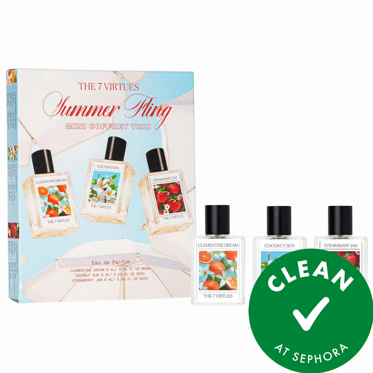 Summer Fling Mini Coffret Perfume Trio by The 7 Virtues