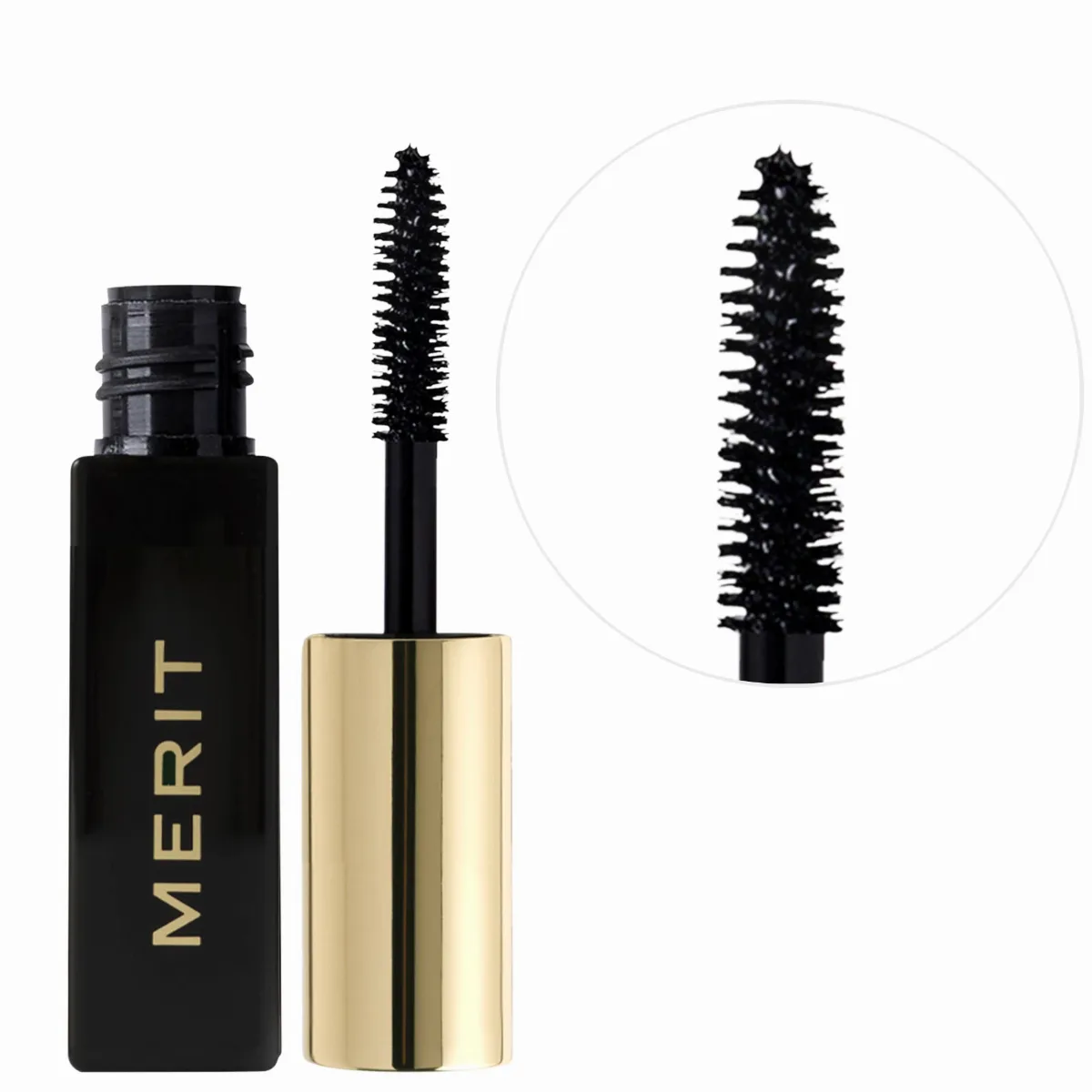 Mini Clean Lash Lengthening Tubing Mascara Black 0.11 oz/3.5 mL by MERIT