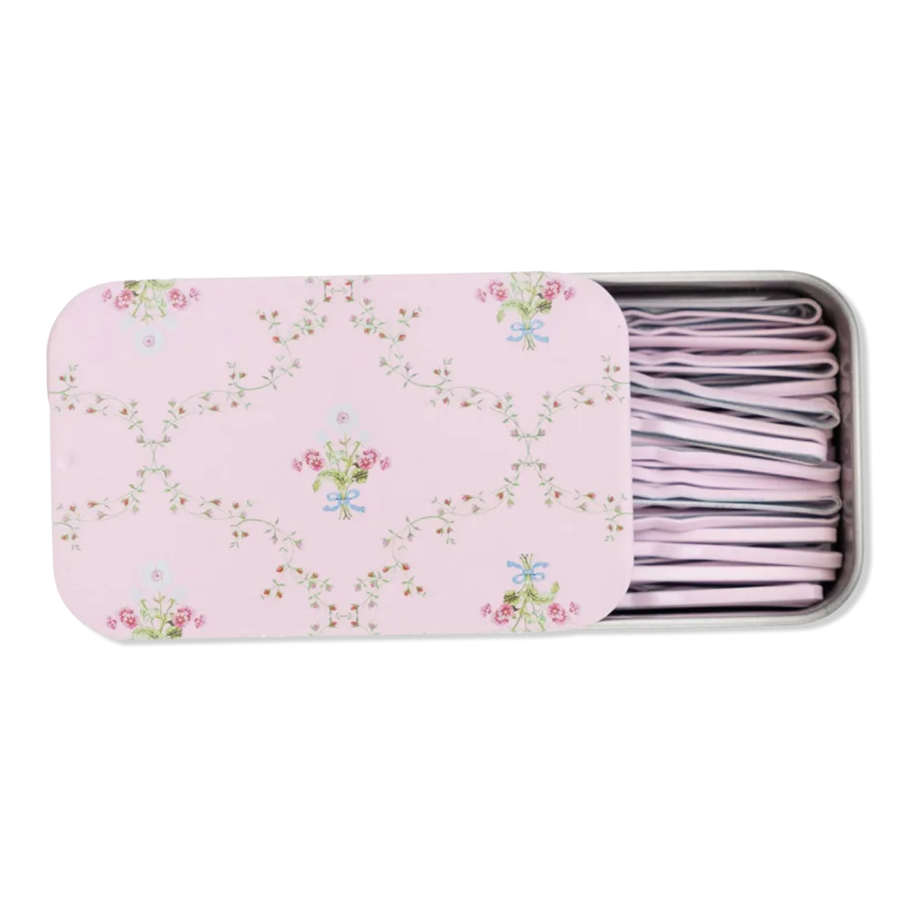 Wet Brush x Hill House Pink Trellis Bobby Pin Case by Wet Brush