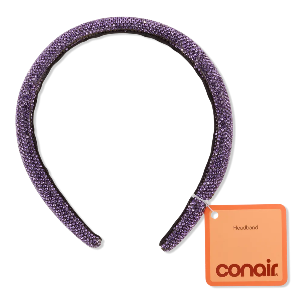 Halloween Purple Stone Encrusted Headband