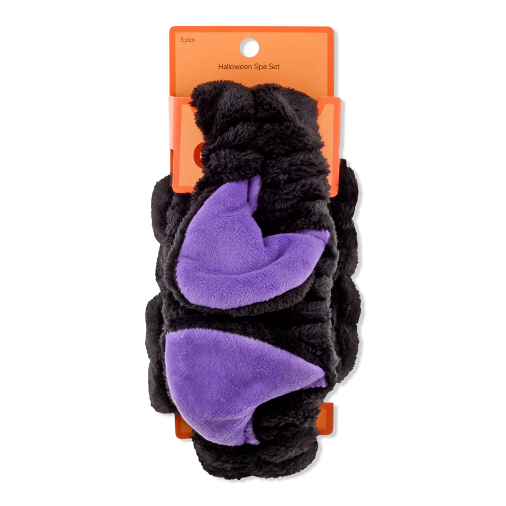 Halloween Cat Spa Headwrap and Wristband Set by Conair Accessories