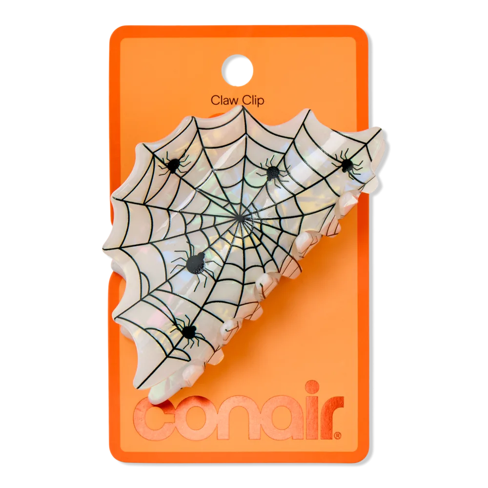 Halloween Cobwebs Acrylic Claw Clip by Conair Accessories