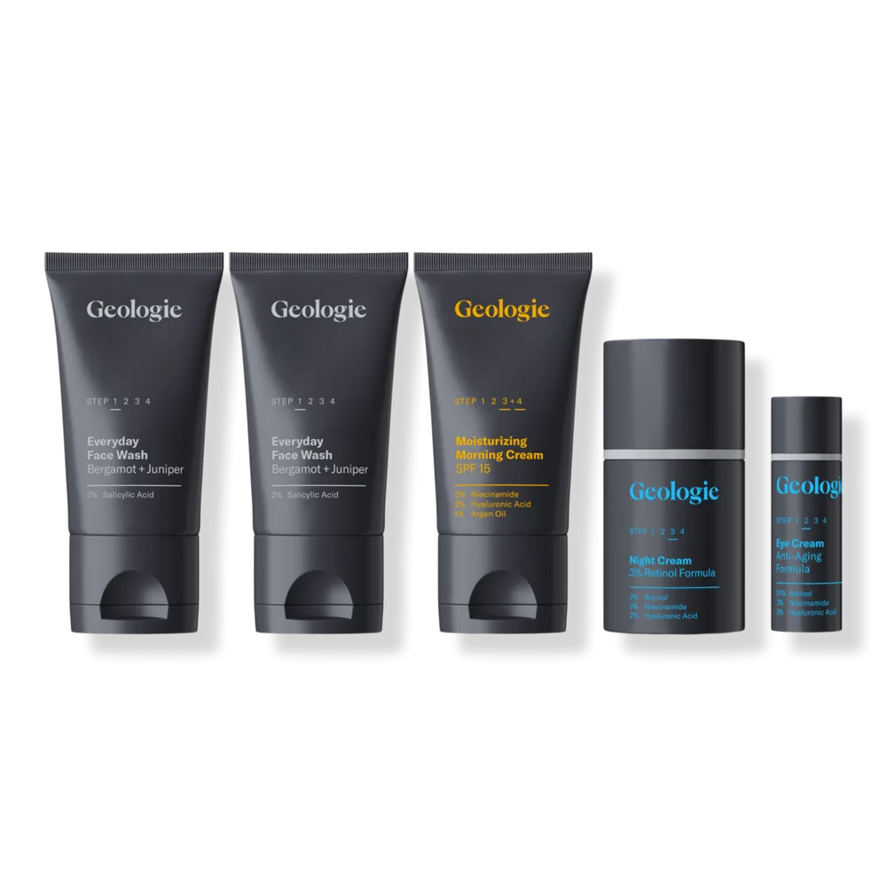 Anti Aging Skincare Routine Complete Set by Geologie