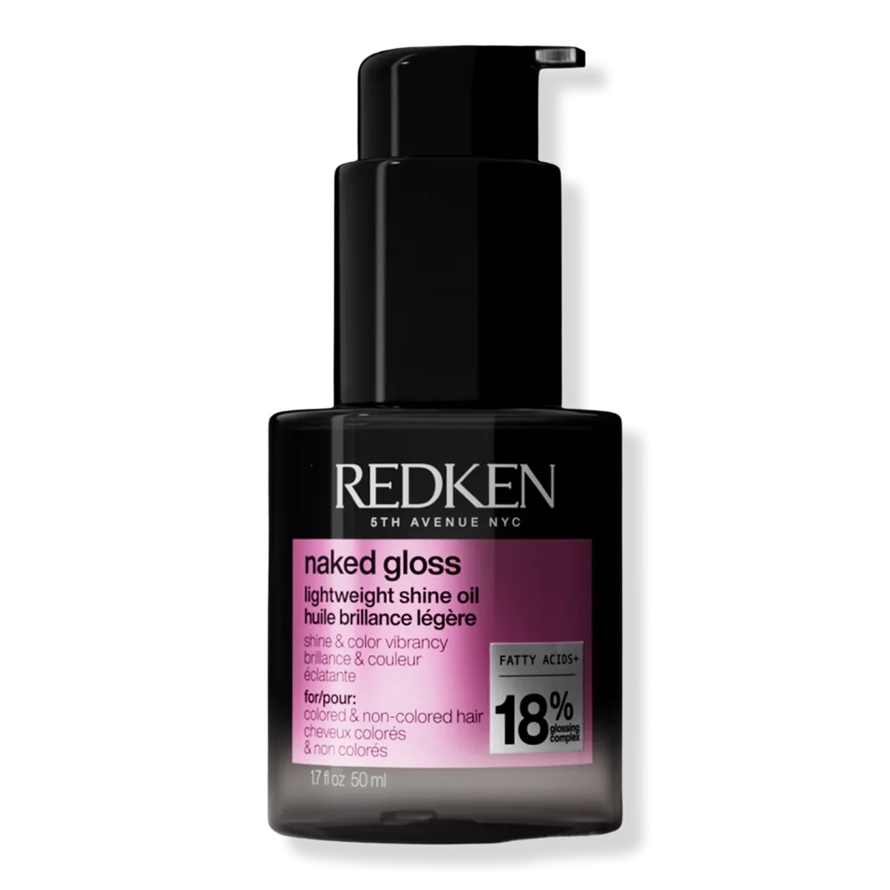 Naked Gloss Lightweight Hair Oil for Shine and Frizz Control by Redken