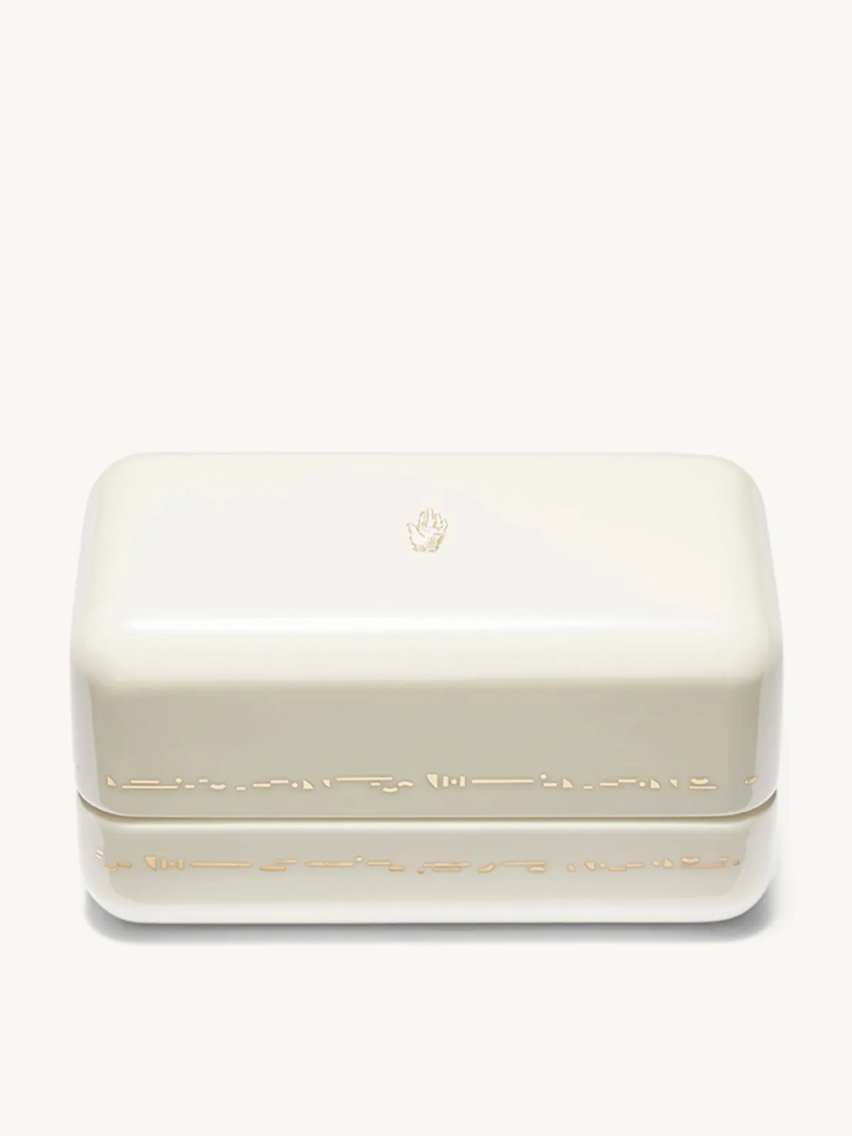 We Do Double Ring Box White by Trove
