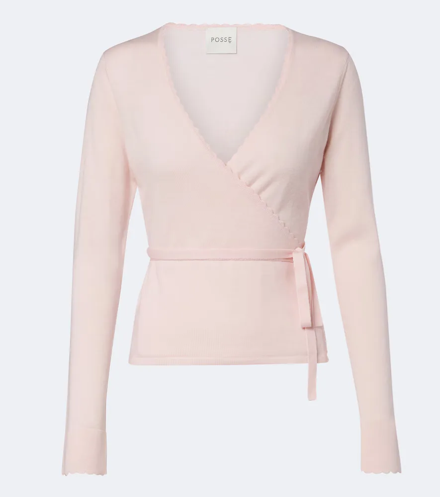 Maisie Wool Wrap Top by Posse
