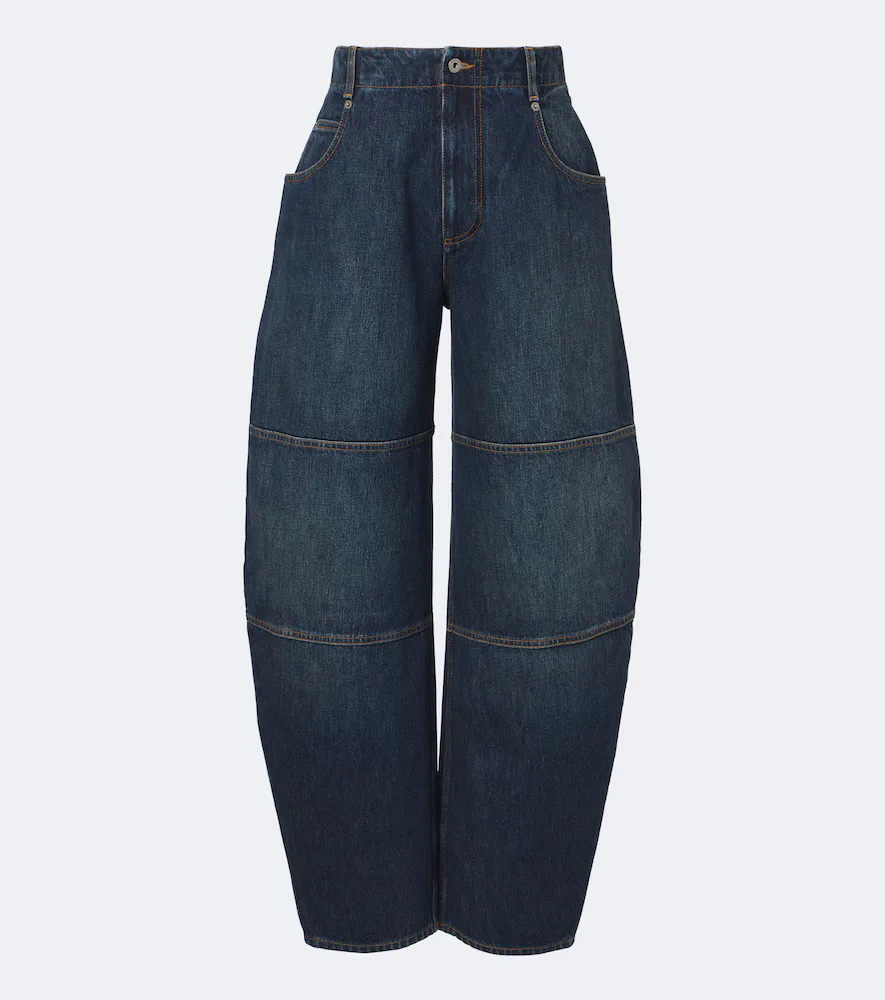 Faded Barrel-Leg Jeans by Loewe