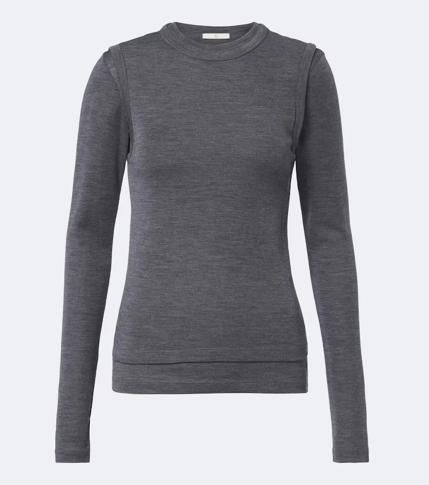 Layered Wool Sweater by Rohe