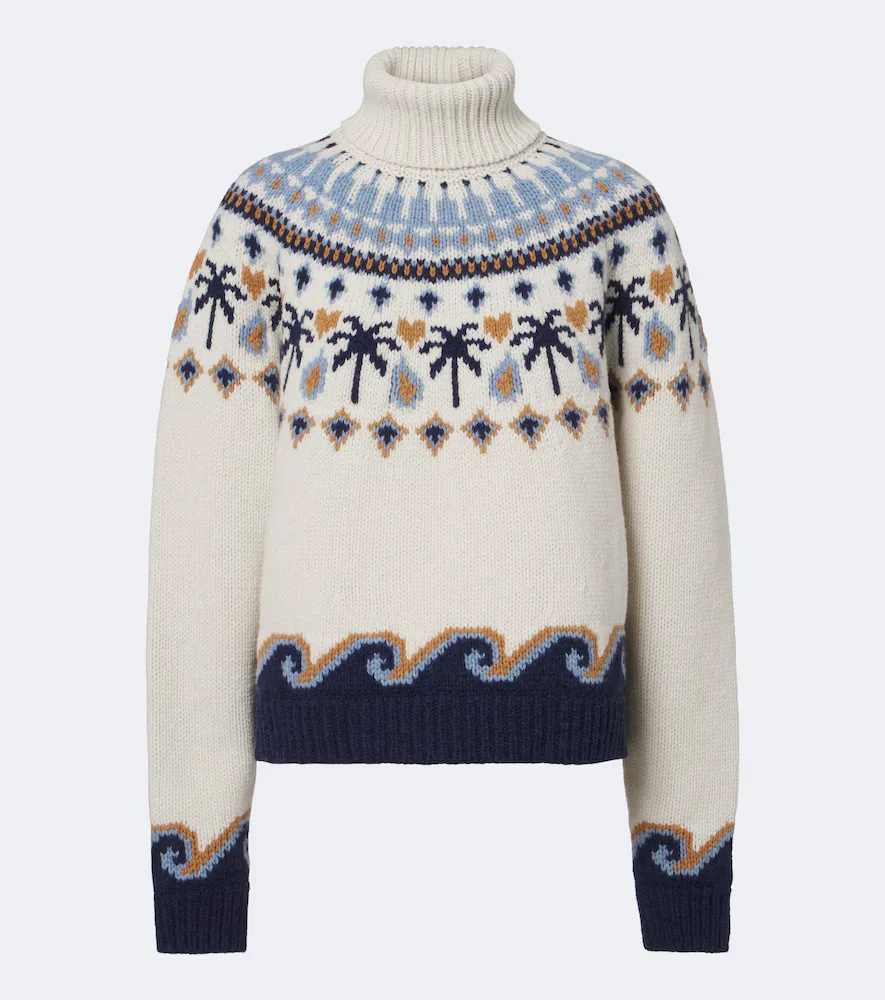 Sweet Winter Virgin Wool Turtleneck Sweater by Alanui